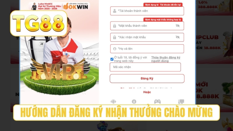 TG88 ⭐ Trang Chủ Chính Thức T8/2026 | Link TG88 Xúc Liền +188K 23 Hướng dẫn đăng ký nhận thưởng chào mừng